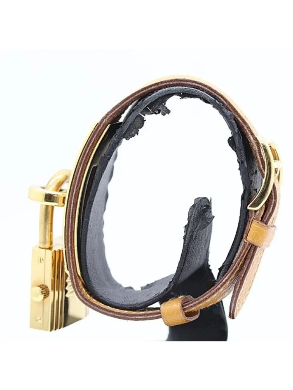 Hermes Kelly Watch Gold Dial